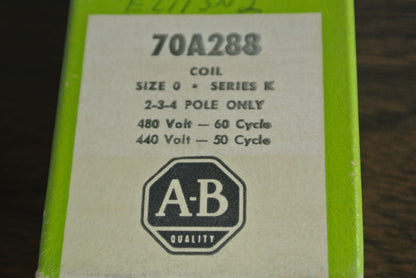 ALLEN-BRADLEY 70A288 COIL - SIZE 0, Series K 440-480V, 50-60Hz - NEW SURPLUS
