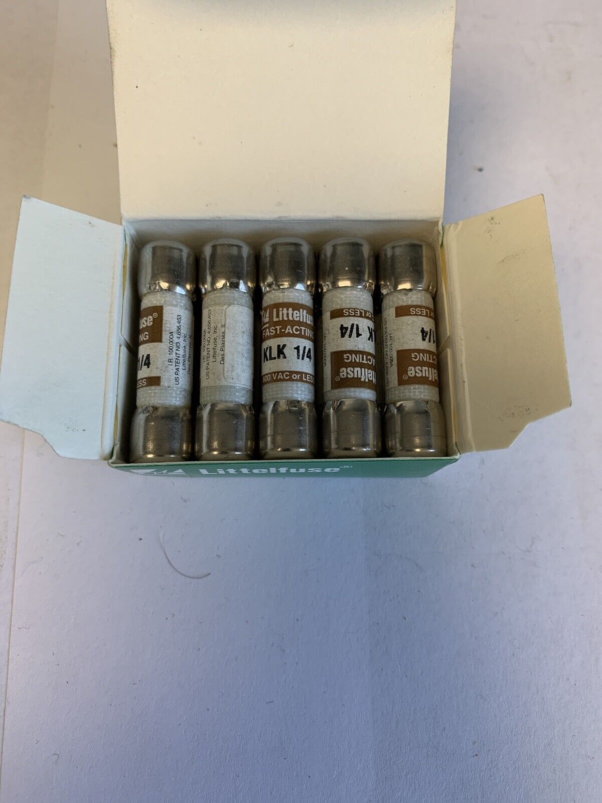 Littelfuse KLK1/4 1/4A 600V Fuse "Lot of 10"