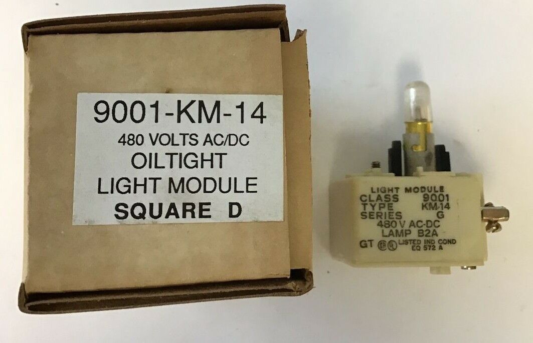 SQUARE D 9001-KM-14 OILTIGHT LIGHT MODULE 480VAC