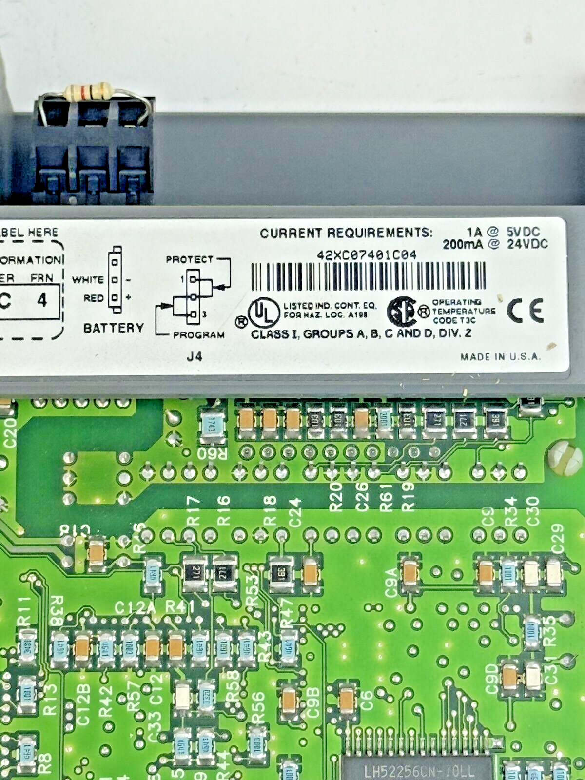 ALLEN-BRADLEY - 1747-L542 SER. C REV. 7 FRN: 4 - SLC 500 CPU PROCESSOR *NO DOOR*