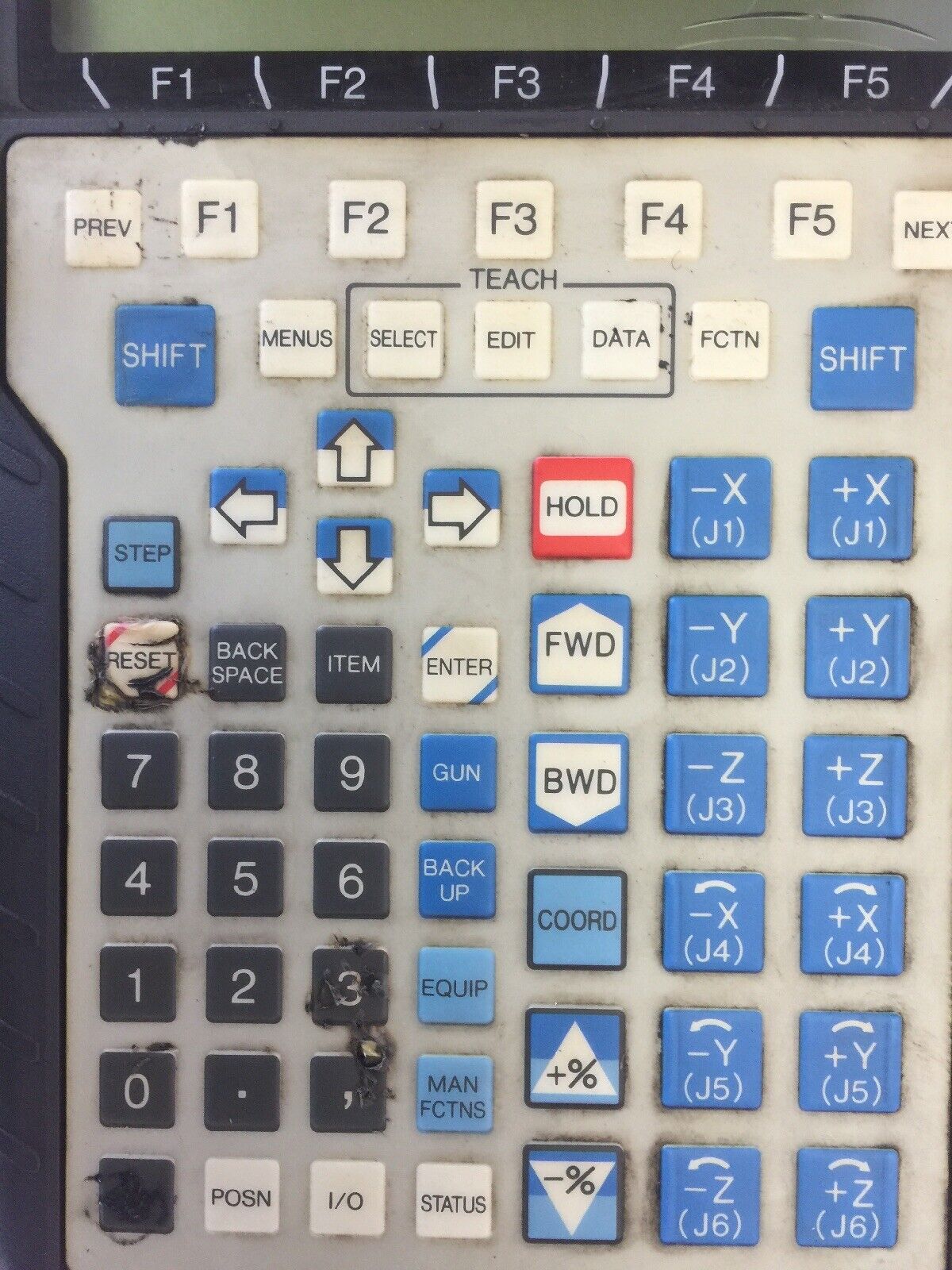 FANUC A05B-2301-C360 TEACH PENDANT CRACK IN GLASS