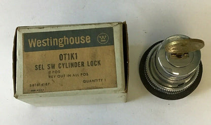 WESTINGHOUSE OT1K1 SELECTOR SWITCH CYLINDER LOCK