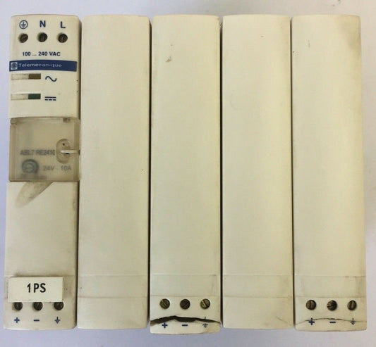 TELEMECANIQUE ABL7 RE2410 POWER SUPPLY MODULE INPUT 100-240VAC OUTPUT 24VDC
