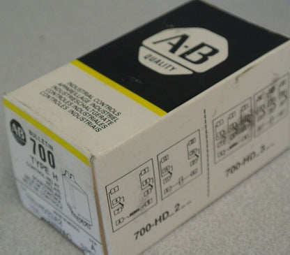 ALLEN-BRADLEY 700-HD33A2 Ser. A / TYPE H CONTROL RELAY / 10A / 3PDT NEW SURPLUS