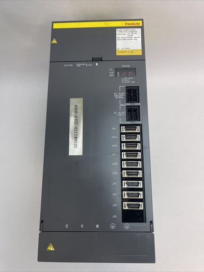 FANUC A06B-6102-H222#H520 SPINDLE AMPLIFIER OUTPUT 230VAC 95A INPUT 281-325VDC