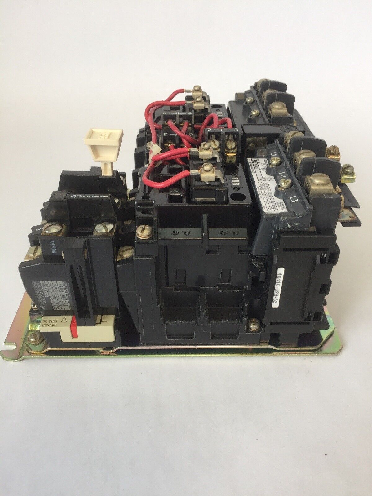ALLEN BRADLEY 505-AOD SIZE 0 REVERSING STARTER 600VAC 5HP 18AMP COIL 120V 60HZ
