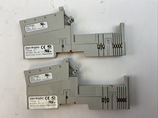 ALLEN BRADLEY 1734-MB SER A REV A01 1734-RTB SER A REV A01 (LOT OF 2)