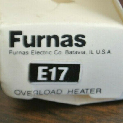 FURNAS E17 THERMAL OVERLOAD HEATER ELEMENT / NEW SURPLUS