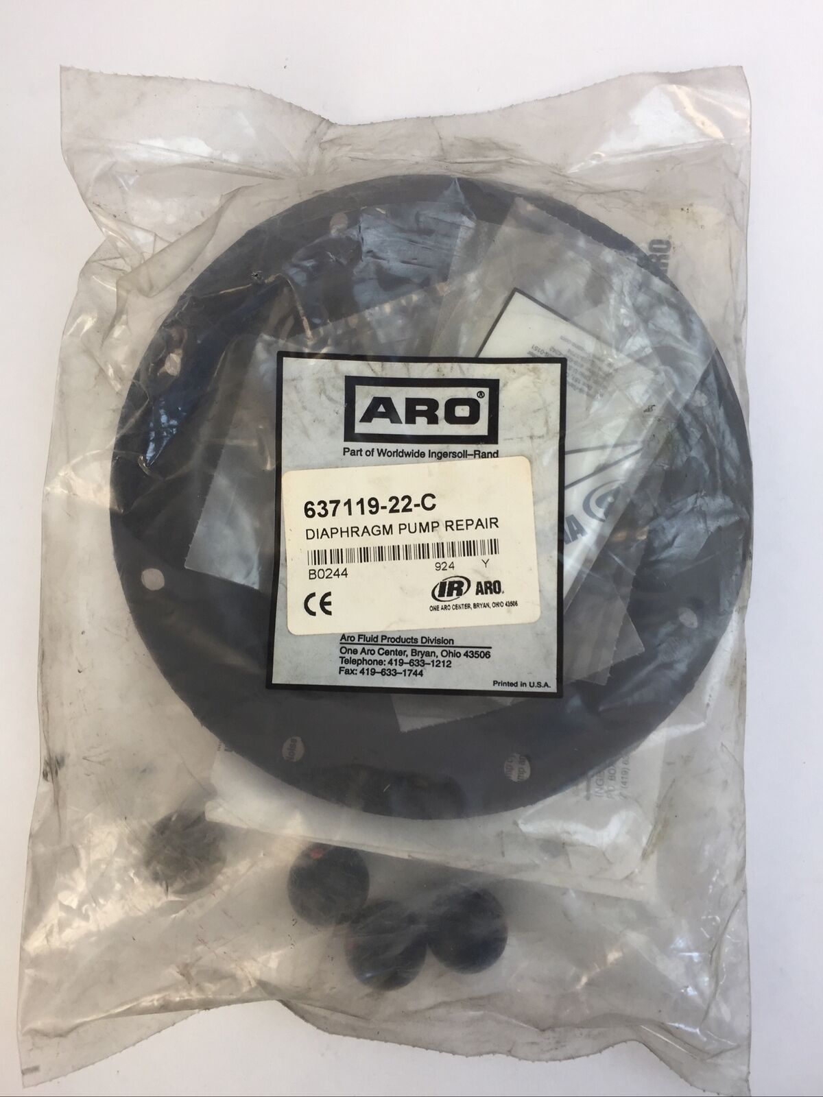 ARO 637119-22-C DIAPHRAGM PUMP REPAIR KIT