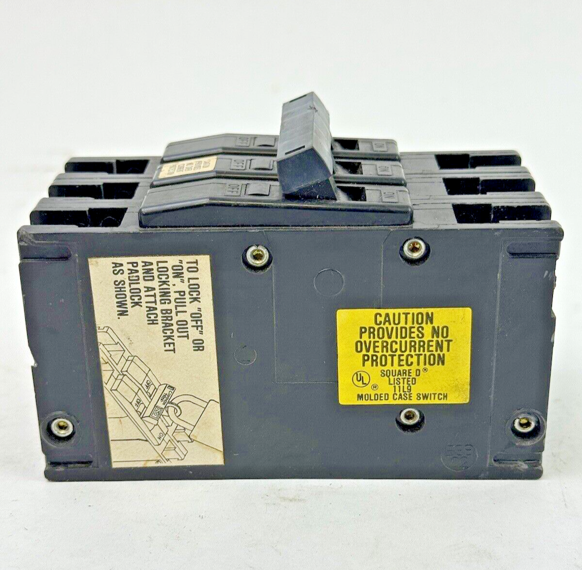 SQUARE D - QOU30001 - CIRCUIT BREAKER - 3 POLE/125 A/240 VAC/TYPE QOU **READ DES