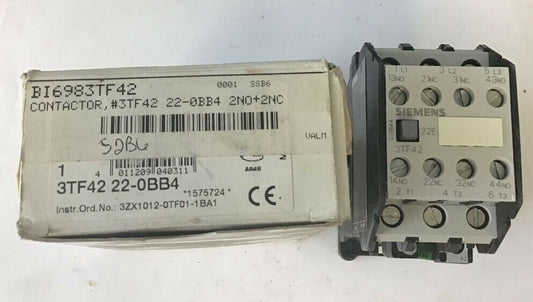 SIEMENS 3TF4222-0BB4 CONTACTOR 30A 600VAC