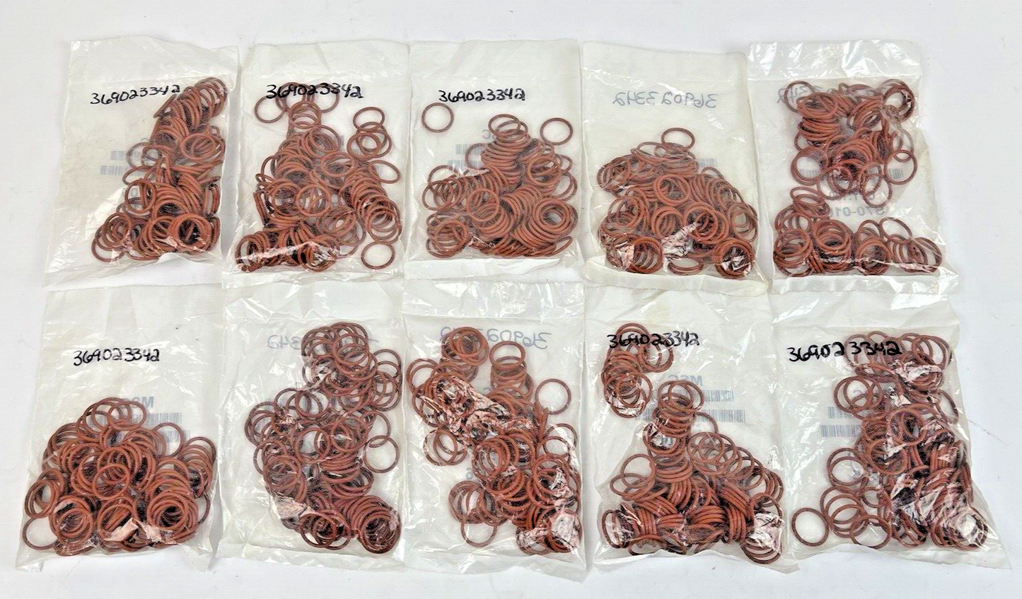 O-RING *LOT OF 1000* - S70-016 - SILICONE 70 DUROMETER O-RING -016