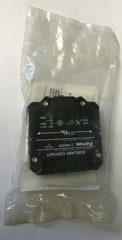 FURNAS 49ACRC ACCESSORY AUXILIARY CONTACT KIT SERIES E 600V