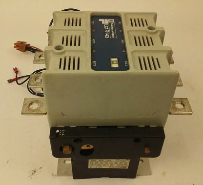 TELEMECANIQUE LC1FH43 CONTACTOR 3PH 600VAC 150HP 200A LA1F221 LX4 FH 190VDC