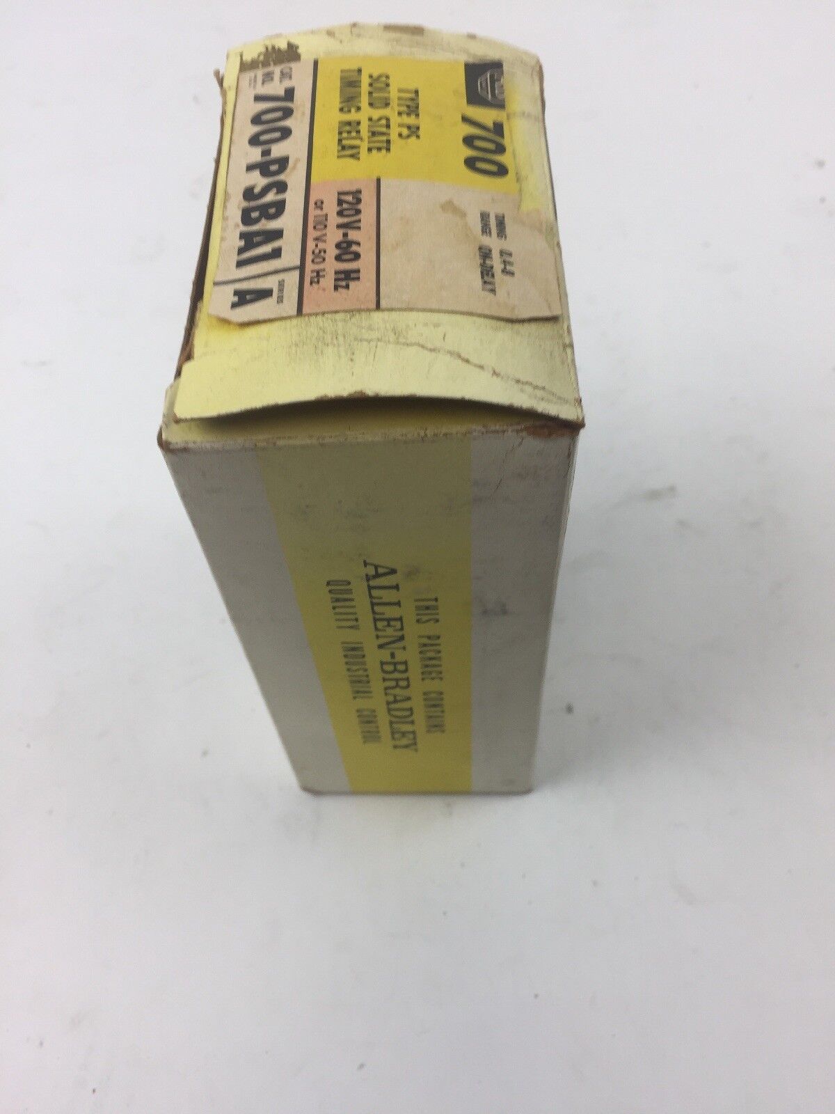 ALLEN BRADLEY 700-PSBA1 SOLID STATE TIMING RELAY TYPE PS 120V 60HZ 110V 50HZ