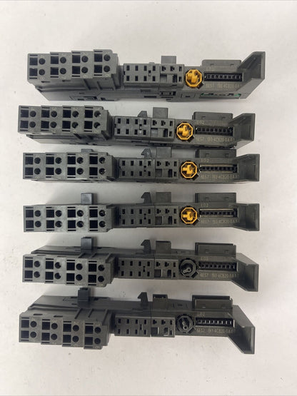 SIEMENS 6ES7 193-4CB20-0AA0 TERMINAL MODULE (LOT OF 6)