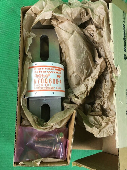 ALLEN BRADLEY 1336-F1-SP6A SEMICONDUCTOR FUSE KIT, 600 AMP A70Q600-4 FERRAZ