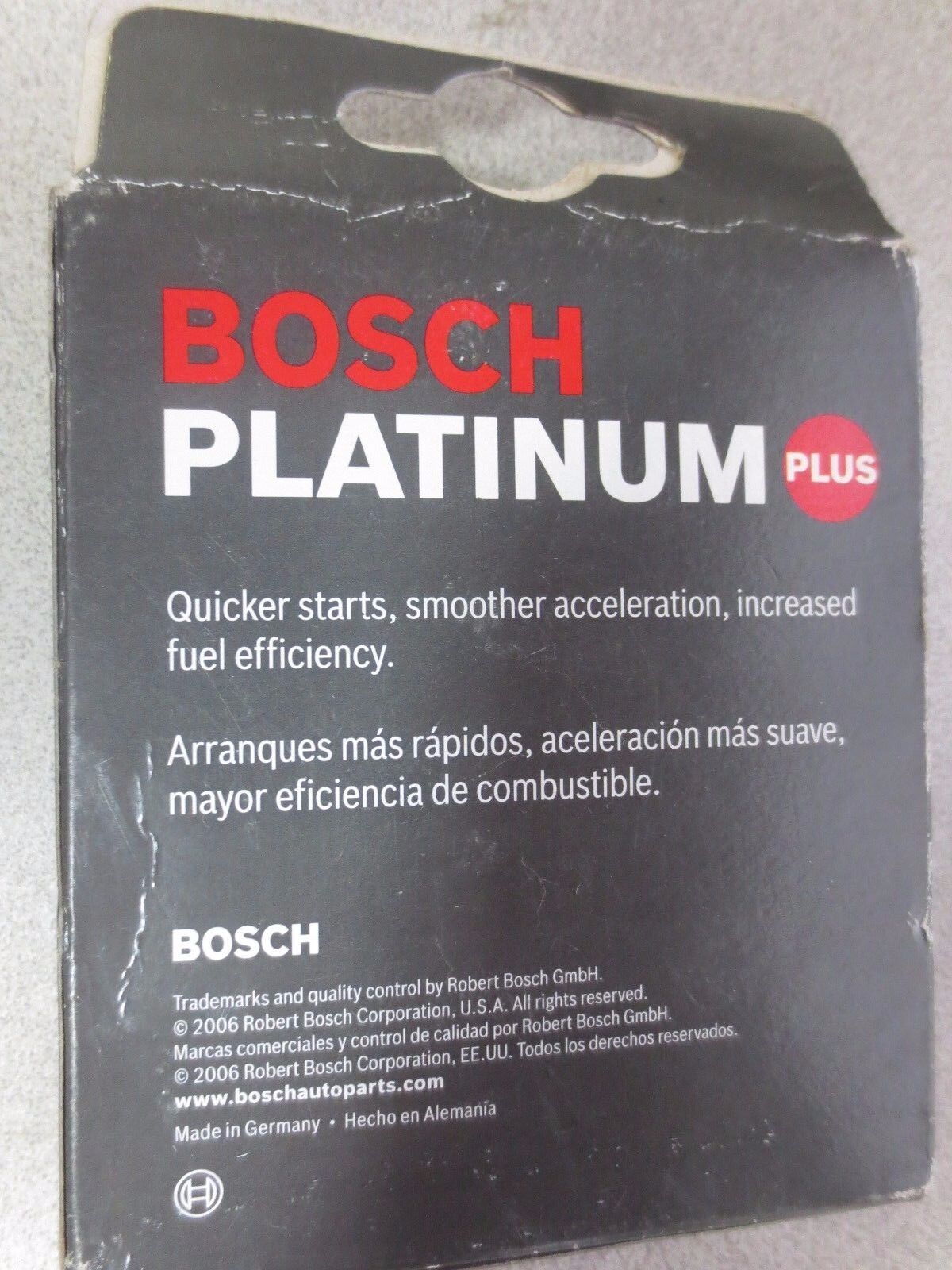 BOSCH 4003 / 0 242 225 583 PLATINUM PLUS SPARK PLUGS - NEW SURPLUS, PACK of 4