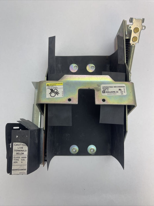 SQUARE D 9422RP1 OPERATING MECHANISM SER B MISSING LOWER METAL BRACKET 9999 R26