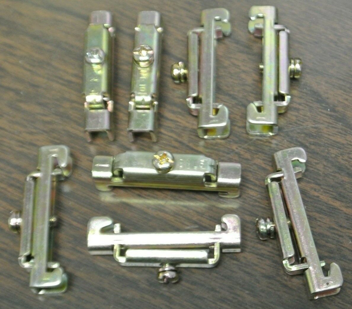 LOT of 8 / SQUARE D 9999 NT-10 / DIN CHANNEL END CLAMP / DIN RAIL / NEW SURPLUS