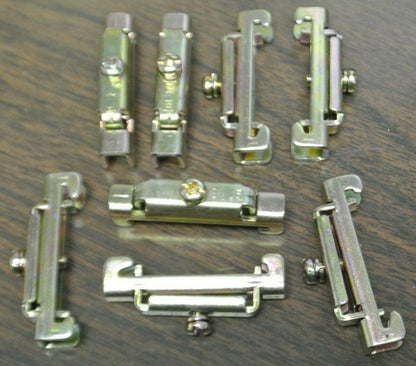 LOT of 8 / SQUARE D 9999 NT-10 / DIN CHANNEL END CLAMP / DIN RAIL / NEW SURPLUS