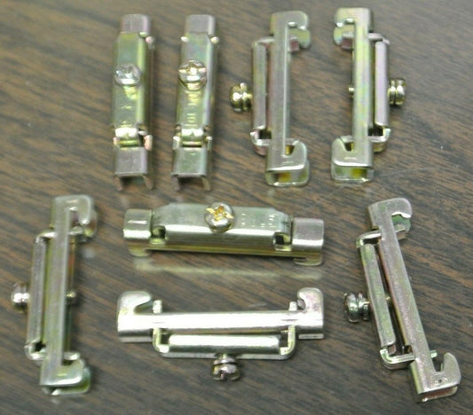 LOT of 8 / SQUARE D 9999 NT-10 / DIN CHANNEL END CLAMP / DIN RAIL / NEW SURPLUS