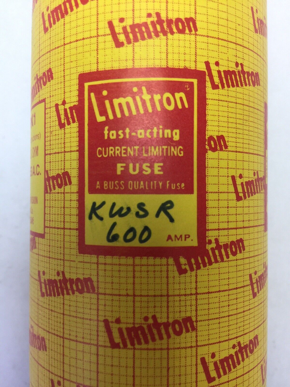 BUSSMANN LIMITRON KWS-R 600 FAST-ACTING CURRENT LIMITING FUSE 600 AMP 600 VAC