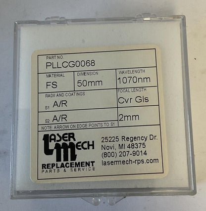 LASER MECH PLLCG0068 LENS 50MM WAVE-1070NM CVR GLS