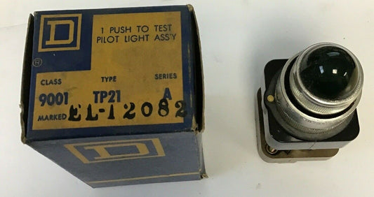 SQUARE D 9001 TP-21G2 120/110V 60/50CY GREEN PILOT LIGHT