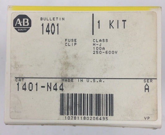ALLEN BRADLEY 1401-N44 KIT FUSE CLIP CLASS H-J 100A 250-600V SER A