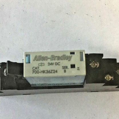 ALLEN BRADLEY 700-HN121 SER.A 10A 250VAC W/ 700-HK36Z24 RELAY SER.B ***LOTOF2***