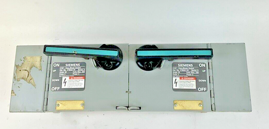 SIEMENS V7B3211R VACU-BREAK SWITCH 30A PH3 240V 3POLE FUSIBLE