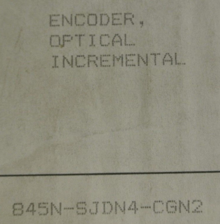 ALLEN-BRADLEY 845N-SJDN4-CGN2 - INCREMENTAL OPTICAL ENCODER - NEW SURPLUS