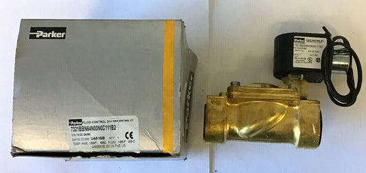 PARKER 7321BBN64N00N0C111B2 SOLENOID VALVE 10WATTS PSI2-150 1"