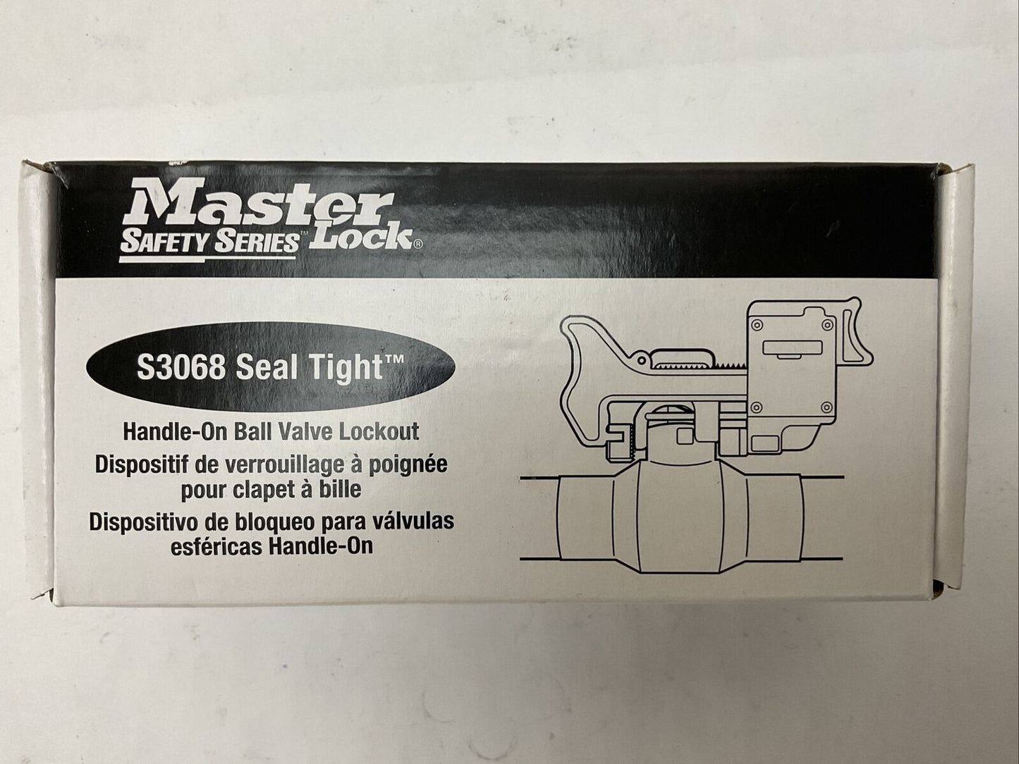 MASTER LOCK S3068 SEAL TIGHT HANDLE-ON BALL VALVE LOCKOUT