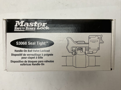 MASTER LOCK S3068 SEAL TIGHT HANDLE-ON BALL VALVE LOCKOUT