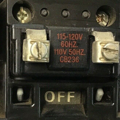 ALLEN BRADLEY 509-B0D SER.B SZ.1 W/CB236 COIL/ W55 / W/595-A SER.B AUX CONT.