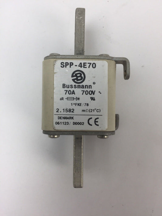 BUSSMANN SPP-4E70 SEMITRON FUSE 70A 700V