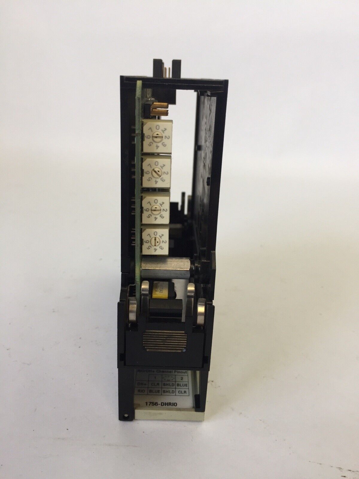 ALLEN BRADLEY 1756-DHRIO SER B DH+/RIO COMMUNICATION INTERFACE CAT REV B01 F/W