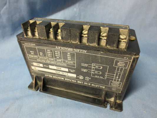 ALLEN-BRADLEY 813S-VOB 813S-V0B 8135-V0B 8135-VOB LINE VOLTAGE MONITOR RELAY
