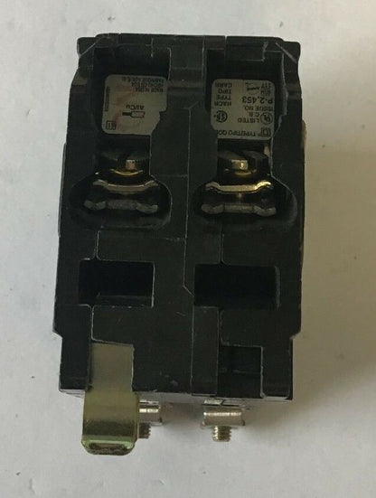SQUARE D QOB220 CIRCUIT BREAKER 120/240VAC 10KA