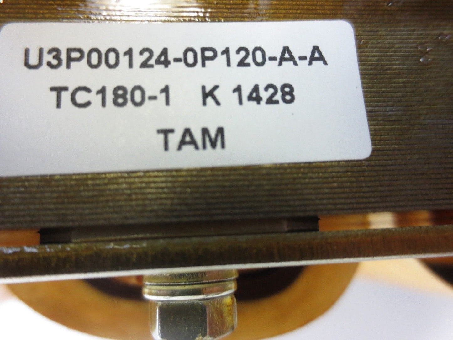 TRANSFORMER - U3P00124-0P120-A-A / TC180-1 / K1428