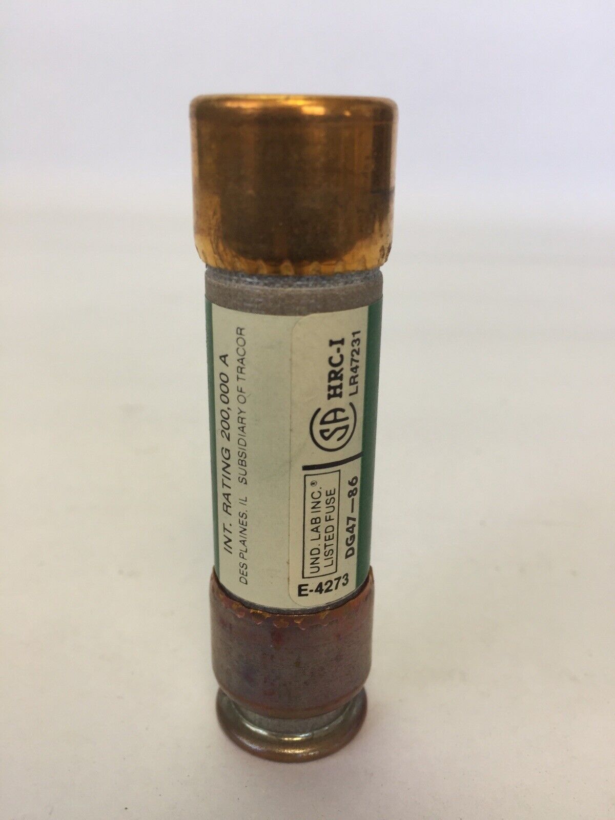 LITTELFUSE KLNR 40 CURRENT LIMITING FUSE CLASS RK-1 250VAC 40AMP (LOT OF 8)