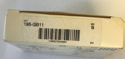 ALLEN BRADLEY 195-GB11 AUXILIARY SWITCH CONTACT SER.B