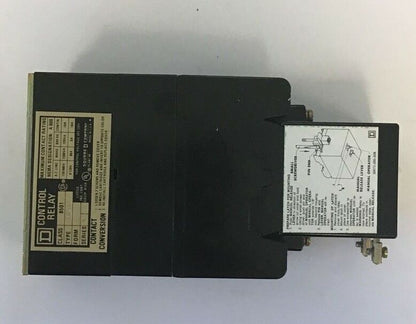 SQUARE D 8501 LO-80-LL AC MECHANICAL LATCH RELAY SER.A 120-60/110-50
