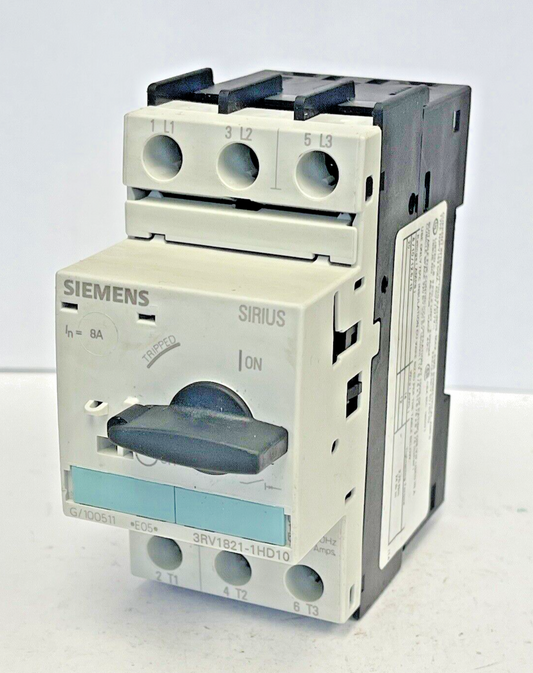 SIEMENS - 3RV1821-1HD10 - CIRCUIT BREAKER / TRANSFORMER PROTECTOR