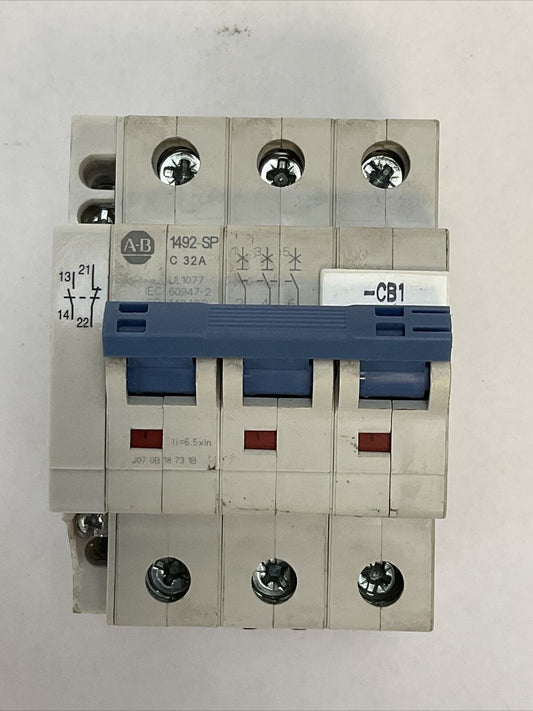 ALLEN BRADLEY 1492-SPM3C320 SER D CIRCUIT BREAKER 3POLE 32AMP 480Y/277VAC
