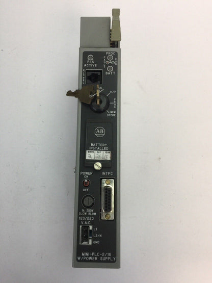 ALLEN BRADLEY 1772-LXP  SER D FIRMWARE REV C OUTPUT 5VDC 4A INPUT 120/240VAC