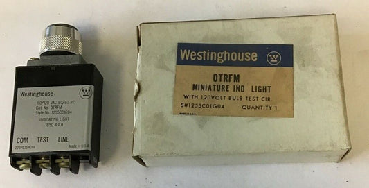 WESTINGHOUSE OTRFM MINATURE INDICATOR LIGHT W/O BULB 1255C01G04