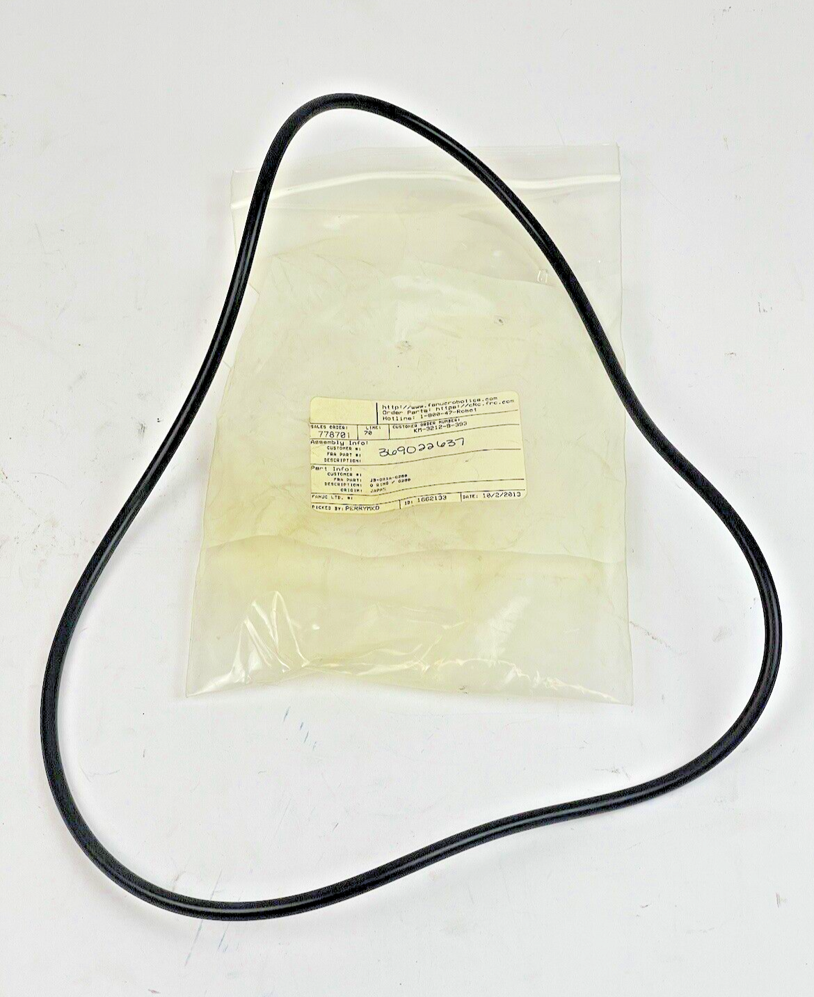 FANUC - JB-OR1A-G280 - O-RING REPLACEMENT, BLK - O-RING G280